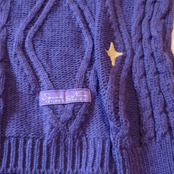 Taylor Swift NEW Speak Now (Taylor's version) Purple Cardigan - Picture 3 of 10